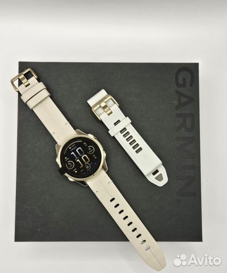 Garmin fenix 8 43 amoled sapphire soft gold мск