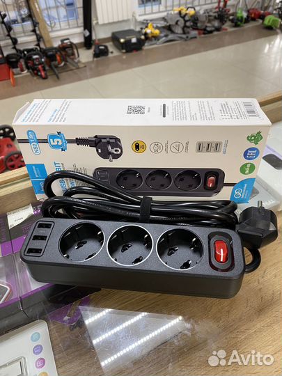 Удлинитель Hoco NS2 1.8m