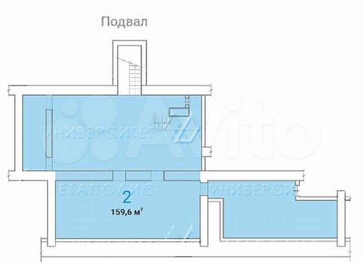 Помещение свободного назначения 264 м²