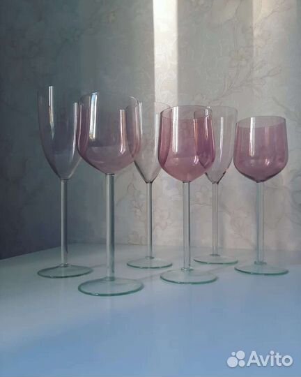 Калининские фужеры для вина и шампанского СССР