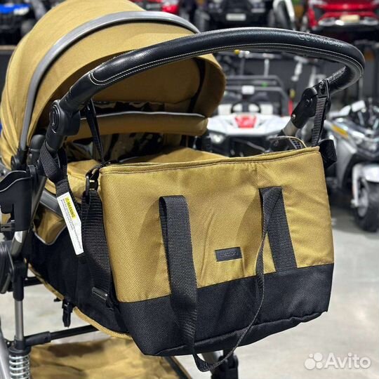 Коляска 3в1 трансформер Новый дизайн (песок)