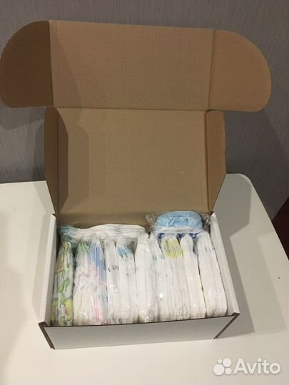 Наборы (пробники) подгузников для новорождённых NB