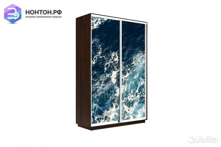 Шкаф-купе 2-х дверный Нонтон фото №1015 / венге