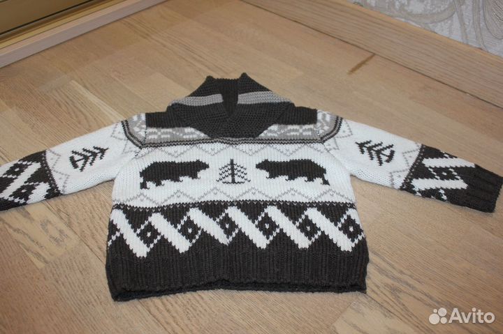 Фирменные вещи zara кофта для мальчика на 1,5-3 г