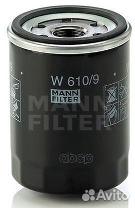 Фильтр масляный mann-filter W 610/9 Германия 1