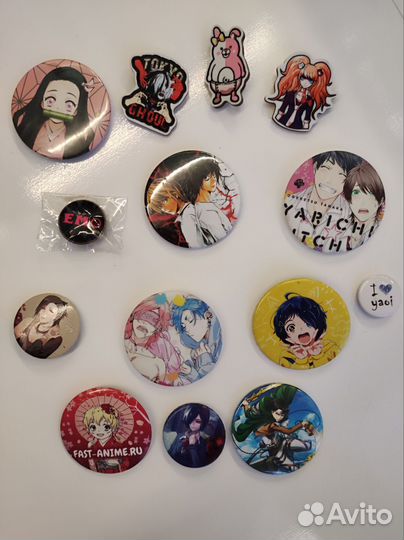 Значки с аниме