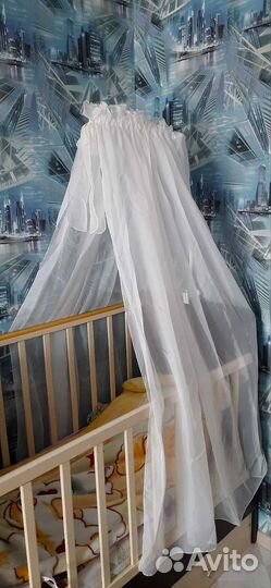 Бортики и балдахин в кроватку