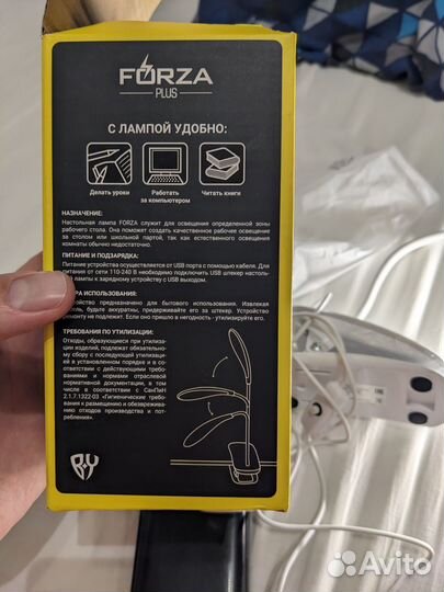 Настольная светодиодная лампа от usb