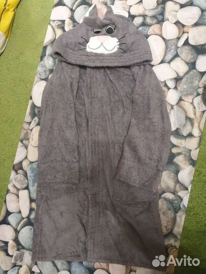 Халат с мордочкой и хвостиком