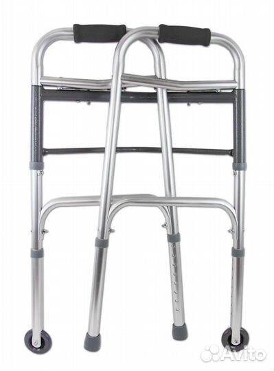 Ходунки для взрослых и пожилых amrus AMW2B75 на 2х