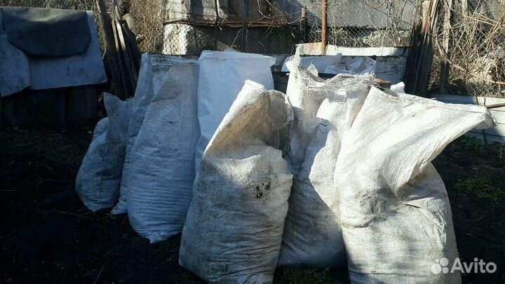 Навоз кроличий. В мешках