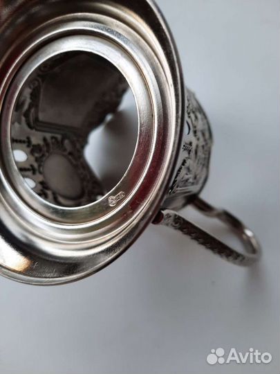 Подстаканник мельхиоровый