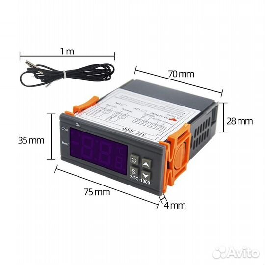 Терморегулятор STC 1000