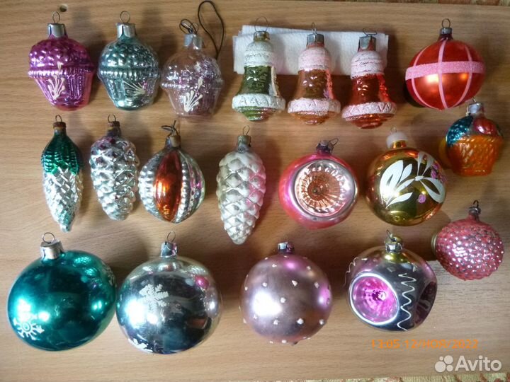 Елочные игрушки СССР