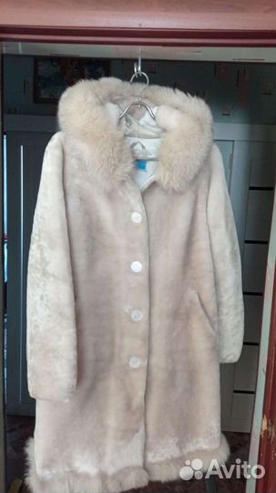 Шуба мутоновая 48 50 женская