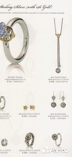 Редчайшие колье пандора с бриллиантами