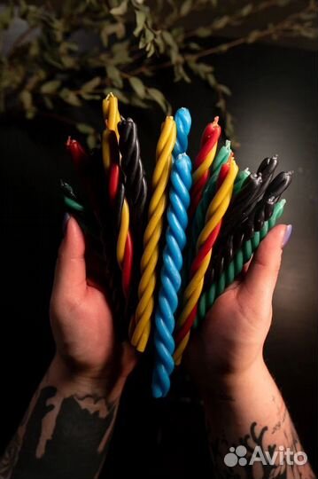 Скрутки из магических свечей