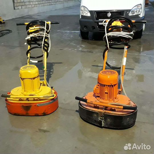 Мозаично-шлифовальные машинки по бетону и камню