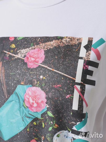 Толстовка хлопковая с принтом Kenzo