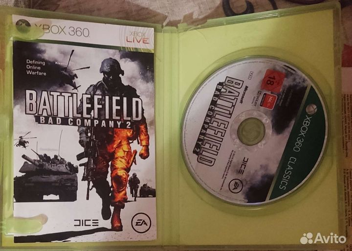Battlefield BAD company 2 игра для Xbox 360