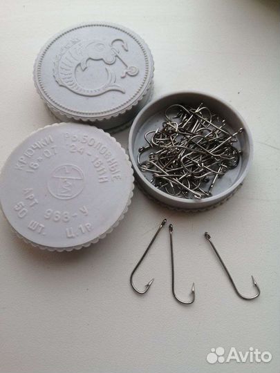 Крючки рыболовные СССР