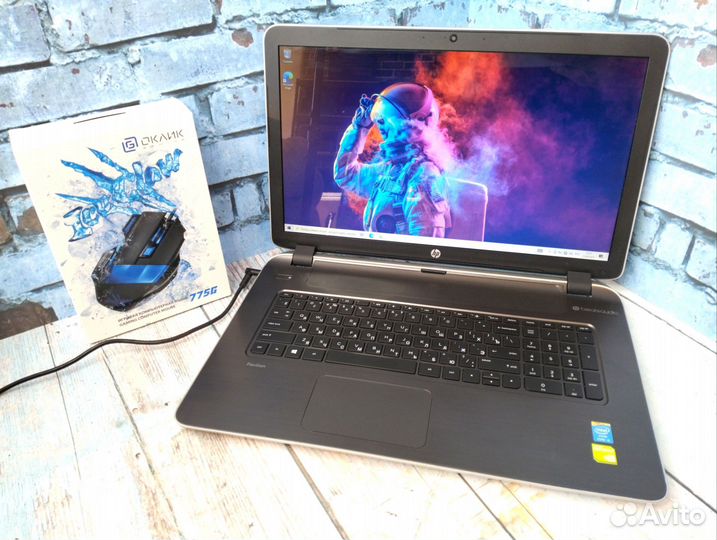 Мощный HP Pavilion 17 на i5-4210u/ GT 840m/ RAM 8