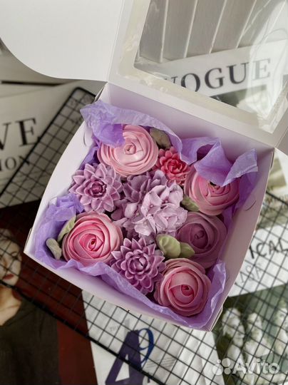 Сладкий букет из зефира