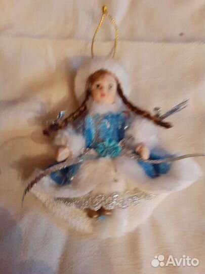 Снегурочка фарфор рост 9 см