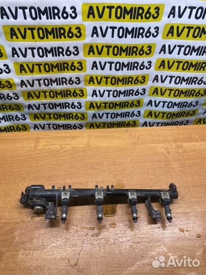 Ford fiesta mk6 топливная рампа форсунки iqje 1.4