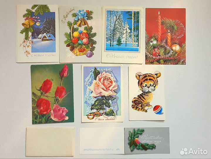 Открытки советские СССР почтовые карточки