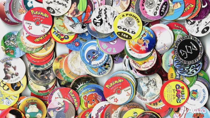 Кэпсы/фишки/кепсы/сотки (более 2000 шт.)