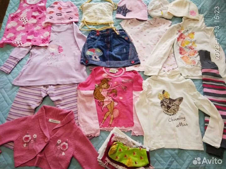 Пакет вещей для девочки 3-4 года