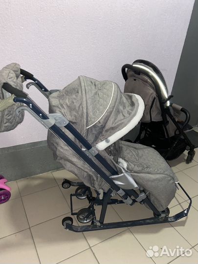 Санки коляска ника 7 7