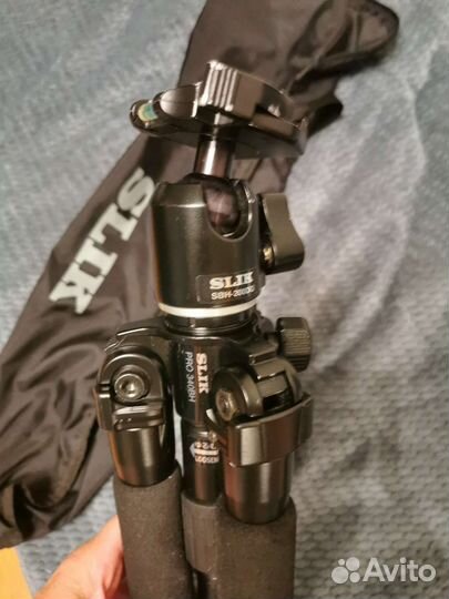 Штатив Slik PRO 340BH + головка Slik SBH-200DQ