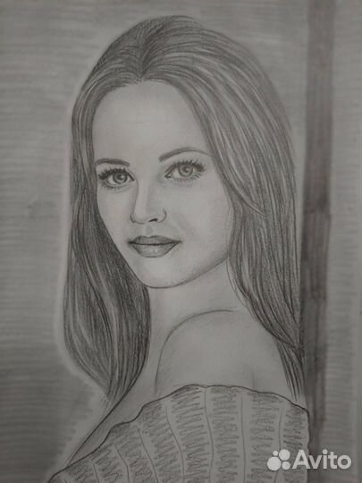 Портрет по фото карандашом