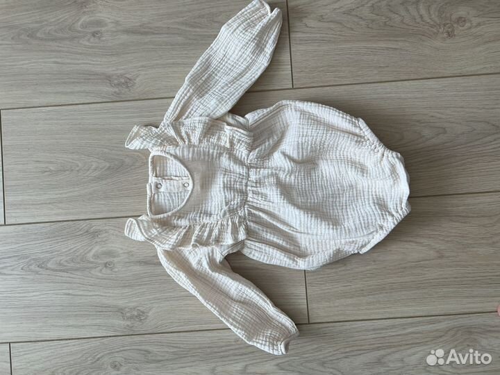 Муслиновый боди 80