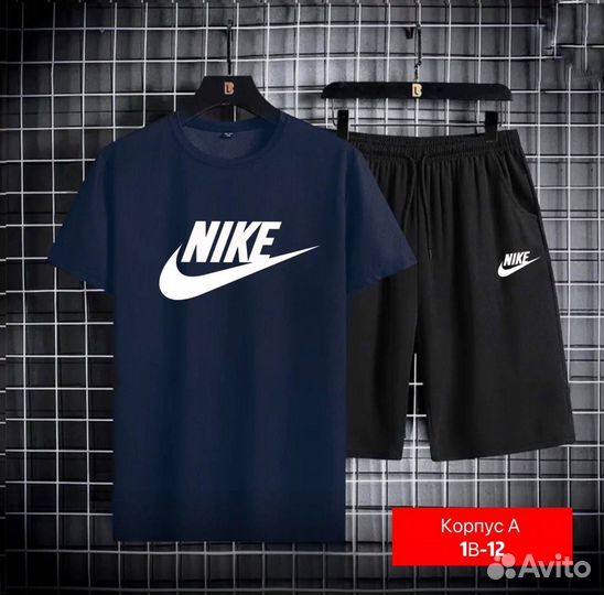 Спортивный костюм nike мужской на лето с шортами