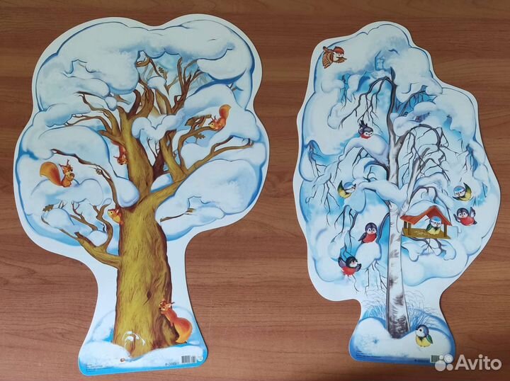 Плакат для детей деревья