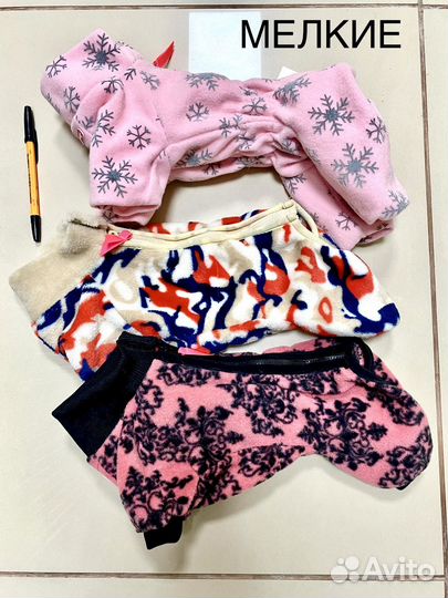 Пальто и дождевики для собак новые