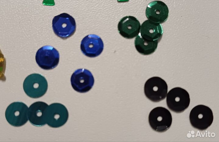 Пайетки, пайетки на нитях