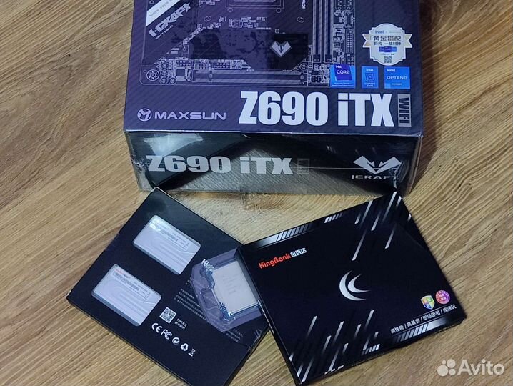 Материнская плата Maxsun Z690, DDR5 (новая)