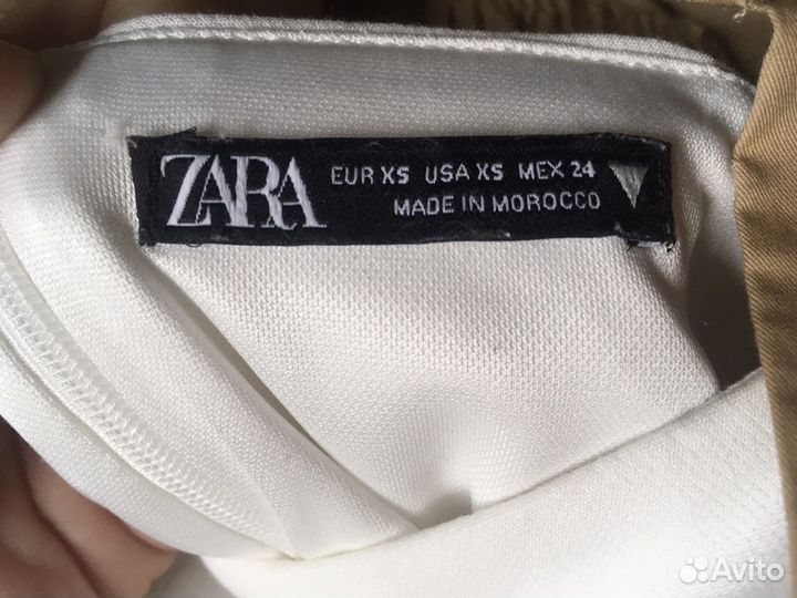 Платье летнее Zara белое