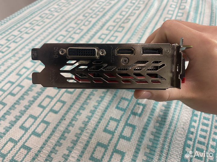 Gtx 1050Ti 4gb msi gaming X на пломбе