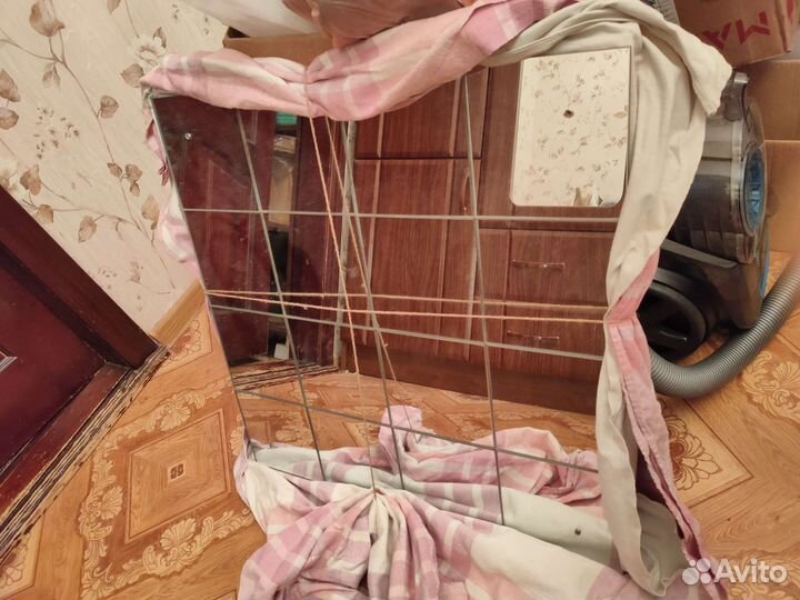 Зеркальное панно 600x600мм(60смx60см) 3 зеркала