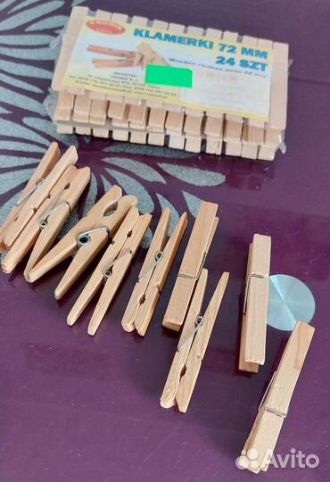 Прищепки деревянные