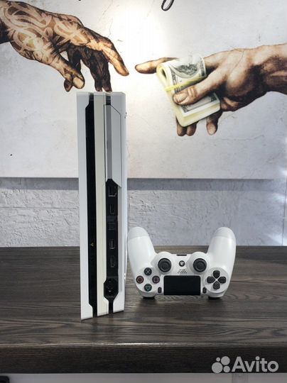 Sony playstation 4 PRO 1TB: Белая 71 Ревизия
