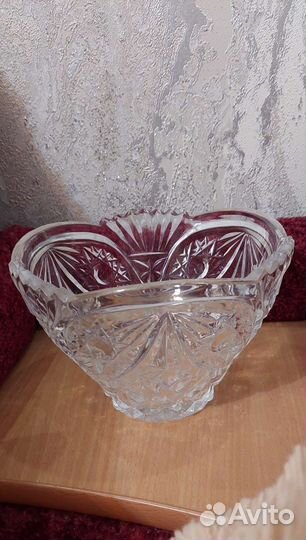 Ваза хрустальная СССР