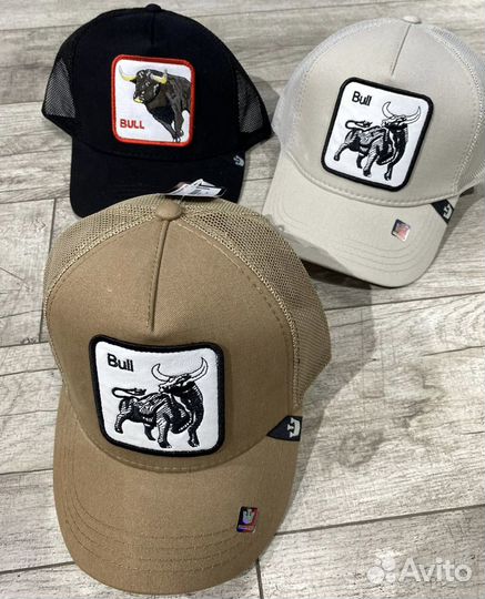 Бейсболка кепка Goorin Brothers бык буйвол bull