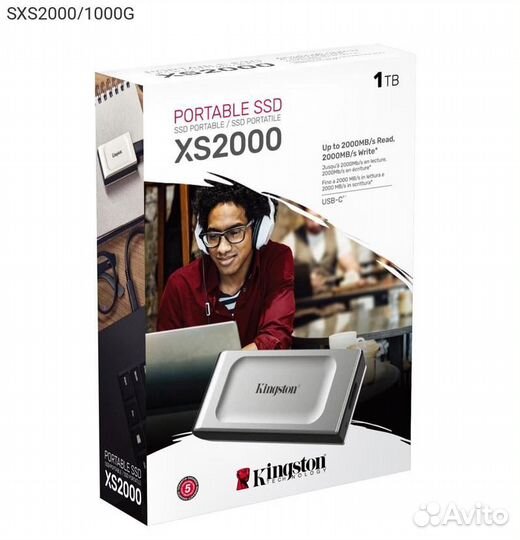 SXS2000/1000G, Внешний диск SSD Kingston XS2000 1