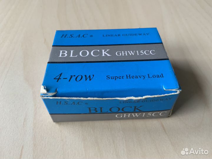 Hsac block GHW15CC направляющая каретка, подшипник